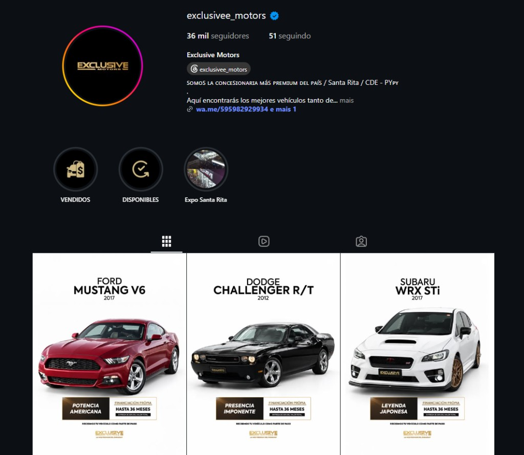 Instagram @exclusivee_motors